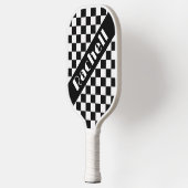 Checkmate on the Court — Monochrome Momentum Pickleball Paddle (Links)