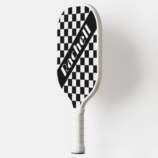 Checkmate on the Court — Monochrome Momentum Pickleball Paddle (Links)