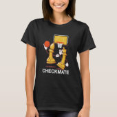 Checkmate Playing Chess Game Bishops Chessboard Ch T-shirt (Voorkant)