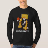 Checkmate Playing Chess Game Bishops Chessboard Ch T-shirt (Voorkant)