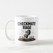 Checkmate Rage Mug – Funny Chess Gift for gamers Koffiemok (Links)