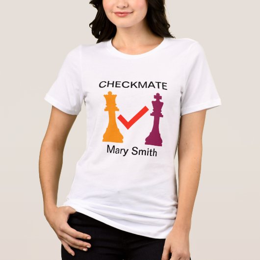 Checkmate Tri-Blend Shirt (Voorkant)