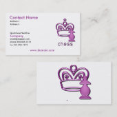 Checkmate Visitekaartje (Voorkant / Achterkant)