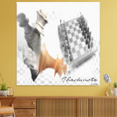 Checkmate Wrapped Canvas Afdruk (Insitu (Woonkamer))