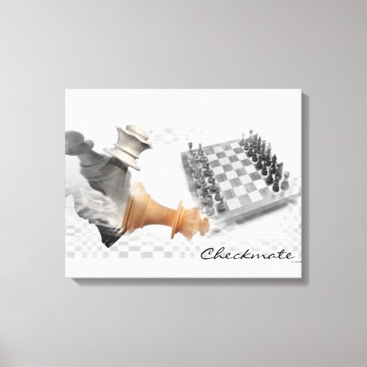 Checkmate Wrapped Canvas Afdruk (Voorkant)