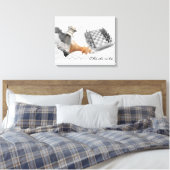Checkmate Wrapped Canvas Afdruk (Insitu (Slaapkamer))