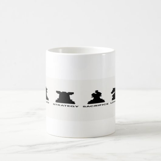 Checkmate Your Morning: Chess Lover Mug Koffiemok (Center)