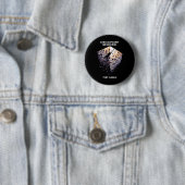 Checkpoint bereikt – Bovenste houding klimmen Pixe Ronde Button 5,7 Cm (In situ)