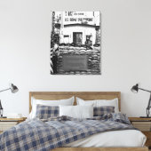 Checkpoint Charlie Berlin Canvas Afdruk (Insitu (Slaapkamer))