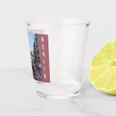 Checkpoint Charlie Berlin | Kleurversie Shot Glas (Rechts)