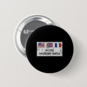 Checkpoint Charlie Cold War Berlin Wall Oost-Germa Ronde Button 5,7 Cm (Voorkant /achterkant)