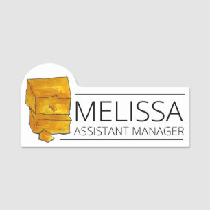 Cheddar Cheese Dairy Cheesemonger Grocery Store Naamplaatje