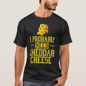 Cheddar Cheese Food 1 T-shirt (Voorkant)