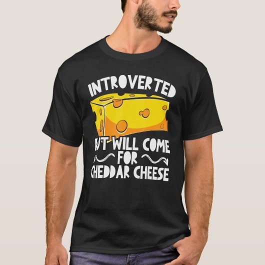 Cheddar Cheese Food T-shirt (Voorkant)