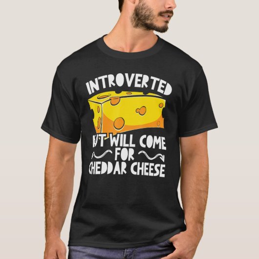 Cheddar Cheese Food T-shirt (Voorkant)