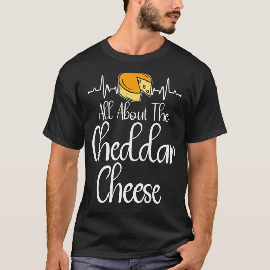 Cheddar Cheese Food T-shirt (Voorkant)