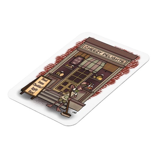 Cheddar Flexible Photo Magnet Magneet (Linkerzijde)