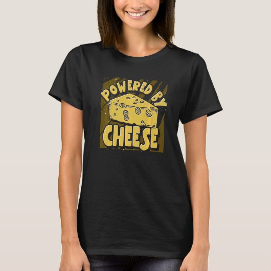 Cheddar Foodie Cheese Snack Food Cheese T-shirt (Voorkant)