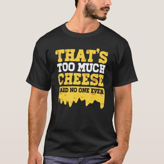 Cheddar Foodie Gouda Snackkaas T-shirt (Voorkant)