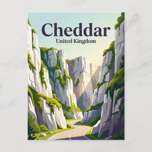 Cheddar Gorge Verenigd Koninkrijk Briefkaart (Voorkant)