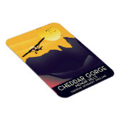 Cheddar Gorge vintage poster. Magneet (Rechterzijde)