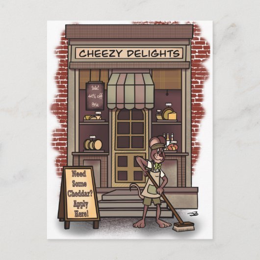 Cheddar Greeting Briefkaart (Voorkant)