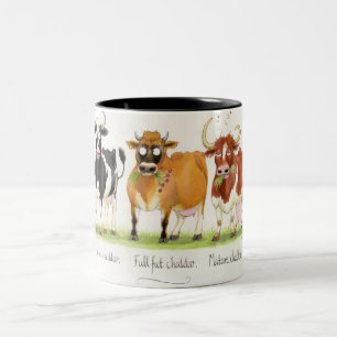 'Cheddar'-Mok. Tweekleurige Koffiemok