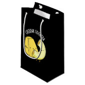 Cheddar Samen Grappige Voedselgrap Donkere BG Klein Cadeauzakje (Voorkant Gekanteld)