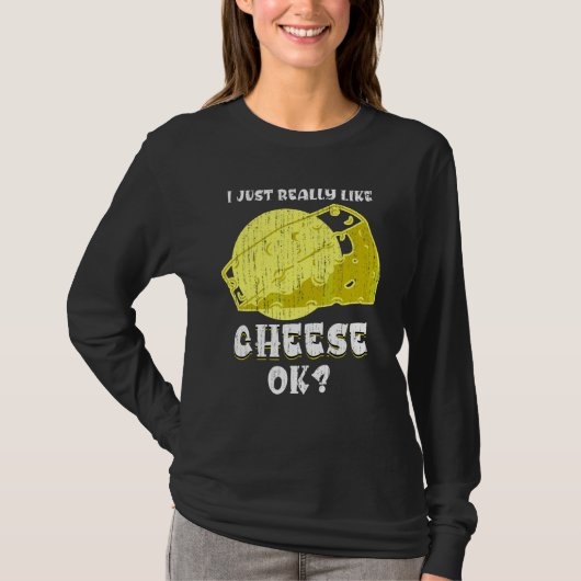 Cheddarkaas Snack Eter Kaas Kaas T-shirt (Voorkant)