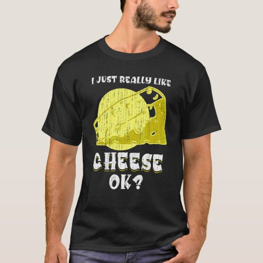 Cheddarkaas Snack Eter Kaas Kaas T-shirt (Voorkant)