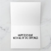 CHEEEBURGER VERJAARDAG GRAPPIGE HAMBURGER VERJAARD KAART (Binnen)