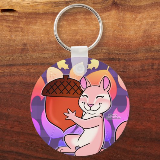 Cheeful Chipmunk - Sleutelhanger (Voorkant)