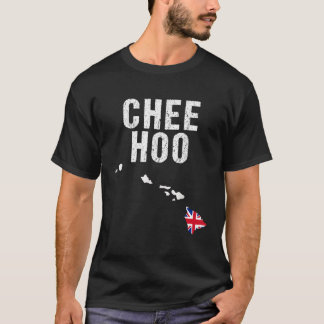 Cheehoo Islands of Hawaii Vlag Vrouwen Mannen T Sh T-shirt