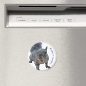 Cheekeekhoorn Fridge Magnet (Insitu (Vaatwasser))