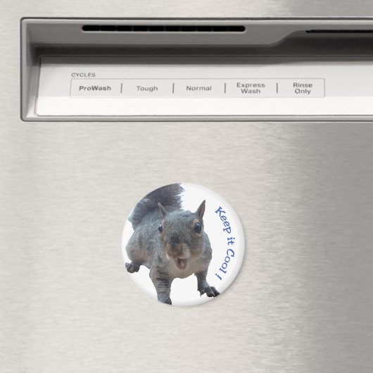 Cheekeekhoorn Fridge Magnet (Insitu (Vaatwasser))