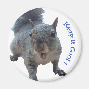 Cheekeekhoorn Fridge Magnet