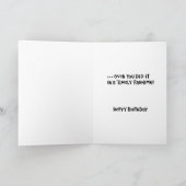 Cheeky 34th Birthday Card Kaart (Binnen)