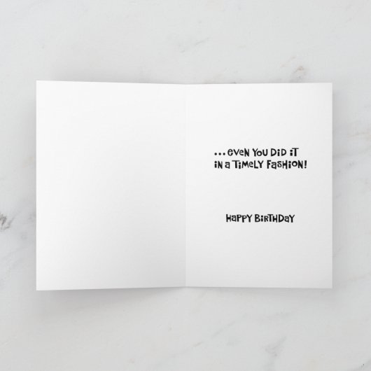 Cheeky 34th Birthday Card Kaart (Binnen)