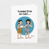 Cheeky 50th Birthday Kaart (Voorkant)