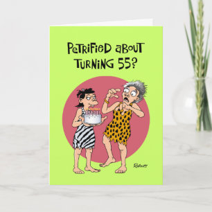 Cheeky 55e Verjaardag Kaart