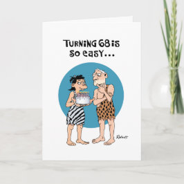 Cheeky 68th Birthday Kaart