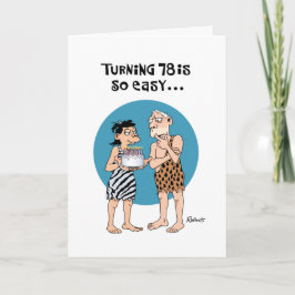 Cheeky 78e Verjaardag Groet Kaart