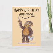 Cheeky aap kaart (Voorkant)