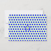 Cheeky aap tweede verjaardagsfeestje bedankje kaart (Achterkant)