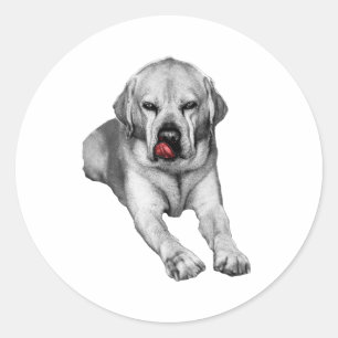 Cheeky Autumn Guardian Ronde Sticker