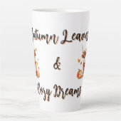 Cheeky Autumn Highland Koe Latte Mok (Voorkant)