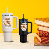 Cheeky Autumn Highland Koe Sticker