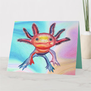 Cheeky Axolotl alle gelegenheden wenskaart Kaart