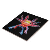 Cheeky Axolotl decoratief tegel Tegeltje (Zijkant)
