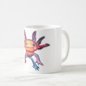 Cheeky Axolotl design mok (Voorkant rechts)